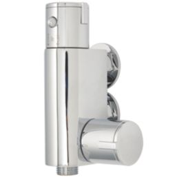 Highlife Bathrooms ASP Exposed Single Outlet Thermostatic Chrome Compact Vertical Bar Shower Valve