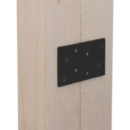 Magnodur Nailing Plates Black 100mm x 40mm x 2mm 10 Pack