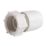 Hep2O Hand-Titan Plastic Push-Fit Straight Tap Connector 22mm x 3/4"