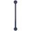 Croydex  Straight Doc M Grab Bar Blue 600mm