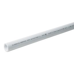Flomasta  Push-Fit PB Layflat Pipe 28mm x 25m White