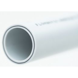 Flomasta  Push-Fit PB Layflat Pipe 28mm x 25m White