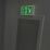 Photoluminescent "Fire Exit Man Down Right Arrow" Sign 150mm x 450mm