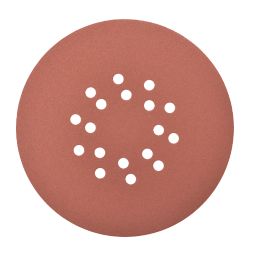 80 Grit 18-Hole Punched Wood Sanding Discs 225mm 5 Pack