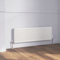 Flomasta 400mm x 1100mm 2513BTU White Type 11 Convector Radiator