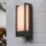 Lutec Qubo Outdoor LED Wall Light With PIR Sensor Dark Grey 11.3W 1000lm