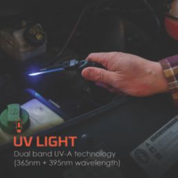 Nebo Blueline Rechargeable LED Handheld Inspection Flip Light Black 900lm