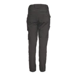 Apache Yellowknife Stretch Work Trousers Grey / Black 40" W 33" L