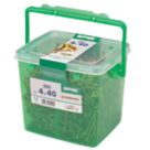 Spax  PZ Countersunk Self Drilling Woodscrews 4mm x 40mm 800 Pack