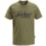 Snickers 2590 Logo Short Sleeve T-Shirt Khaki Green X Large 46" Chest