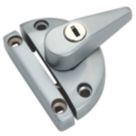 Smith & Locke Sash Window Fastener Polished Chrome 80mm x 58mm