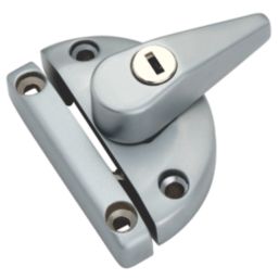 Smith & Locke Sash Window Fastener Polished Chrome 80mm x 58mm
