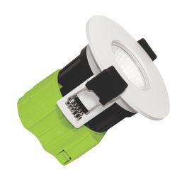 Luceco FType Fixed  Fire Rated LED Downlight White 6W 600lm