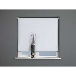 Polyester  Roller Blackout Blind White 600mm x 1700mm Drop