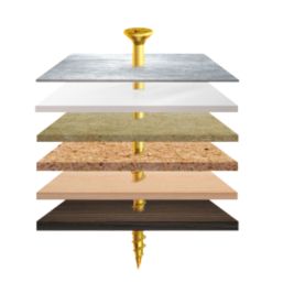 Timco  PZ Double-Countersunk Self Tapping Multi-Use Screws 5mm x 100mm 100 Pack