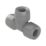 PolyPlumb Enhanced  Plastic Push-Fit Equal Tee 15mm