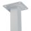 Essentials Furniture Leg White 100mm