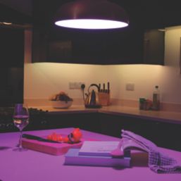 TCP  B22 A60 RGB & White LED Smart Light Bulb 9W 806lm 3 Pack