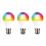 TCP  B22 A60 RGB & White LED Smart Light Bulb 9W 806lm 3 Pack