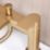 ETAL Spear Brushed Brass 123mm Deck Mounted Dual Control Manual Shower Mixer Tap