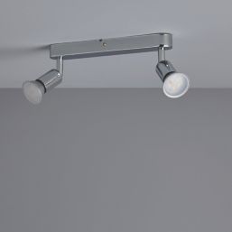 Essentials Sasha Rectangular 2-Light Spotlight Chrome