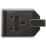 Masterplug 13A 1-Gang Unfused Rewireable Socket  Black