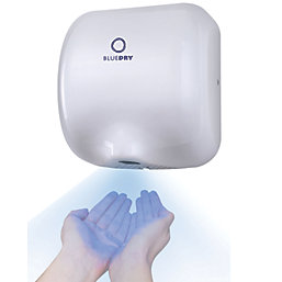 BlueDry Eco Dry High Speed Hand Dryer White 0.55-1.8kW