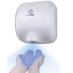 BlueDry Eco Dry High Speed Hand Dryer White 0.55-1.8kW