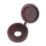 Essentials 6-8ga 100 Pack Brown Polypropylene Screw Caps