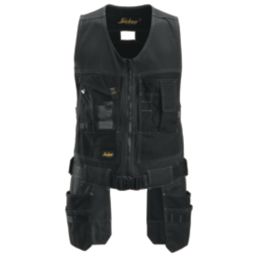 Snickers 4254 Toolvest Black 2X Large 52" Chest