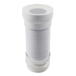 Flomasta  Flexible Straight Pan Connector White 280 - 610mm