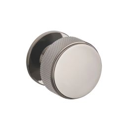 Elite Knobs & Handles Kensington Knurled Cabinet Knob Black Nickel 35mm