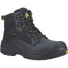 Amblers AS501R Size 8  Black  Steel Toe Cap Safety Boots