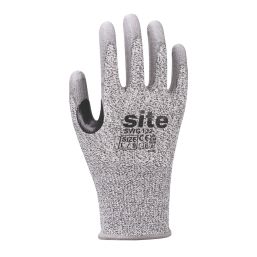 Site  Cut-Resistant Gloves Grey/Black Large
