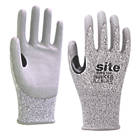Site  Cut Resistant Gloves Grey/Black Large