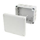 Schneider Electric 12-Entry Rectangular Junction Box with Knockouts 176mm x 88mm x 200mm