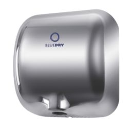 BlueDry Eco Dry High Speed Hand Dryer Polished Steel 0.55-1.8kW