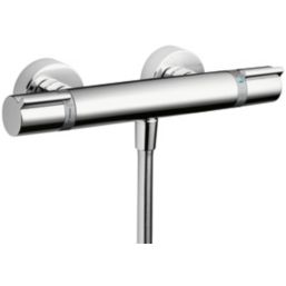 Hansgrohe Versostat Exposed Single Outlet Thermostatic Chrome Mixer Shower Valve
