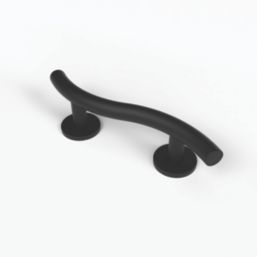 Nymas NymaSTYLE Curved Household Luxury Grab Rail Matt Black 355mm