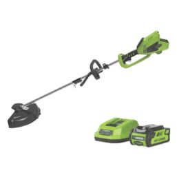 Greenworks  GWGD40BCK2 40V 1 x 2.0Ah Li-Ion  Brushless Cordless Line Trimmer