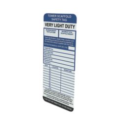 Essentials  Tower Scaffold Safety Tag Inserts 10 Pack