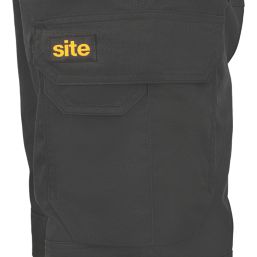 Site Sember Work Trousers Black 40" W 32" L