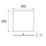 4lite Kithara Square 600mm x 600mm LED Backlit Panel White 33W 3300lm