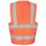 Site Rushton Hi-Vis Waistcoat Orange Small / Medium 48" Chest