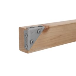 Magnodur Corner Brackets Silver 50mm x 70mm x 50mm 10 Pack