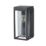 Lutec Flair Outdoor LED Solar Wall Light With PIR Sensor Black 200lm