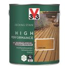 V33 High Performance 2.5Ltr Light Oak Anti Slip Decking Stain