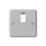 MK Contoura 20A 1-Gang DP Control Switch Grey with Neon with White Inserts