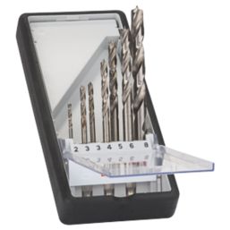 Bosch  Hex Shank Double-Flute Brad Point Wood Drill Bit Set 7 Pieces