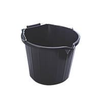 Plastic Pour & Scoop Buckets 14Ltr 3 Pack